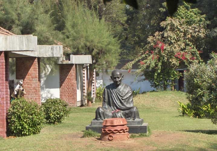 Gandhiji Inside the Ashram